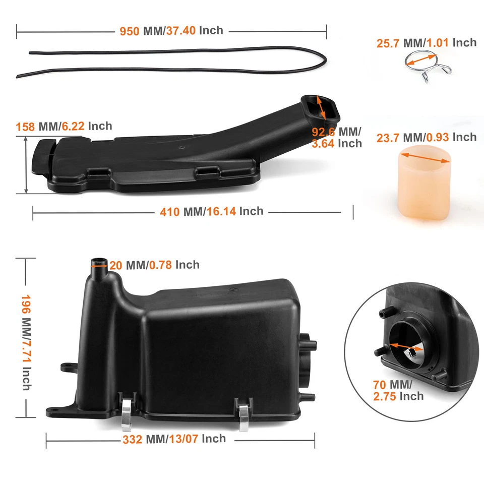 Tapa y sello de caja de filtro de aire Yamaha Raptor 350 2004-2013 5YT-14411-00-00 Foto 2 de 4