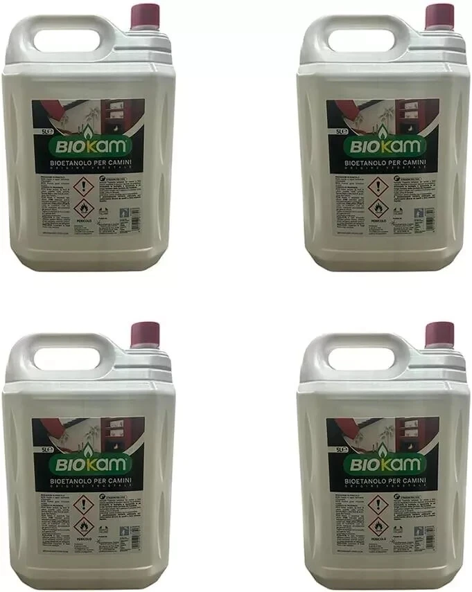 DTP-SOFT 20 Litri Bioetanolo Per Caminetti a Bioalcol | 4 x5 lt FINO A ESAURIMENTO SCORTE