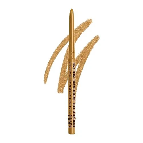 Productos de delineadores de lápiz dorados NYX