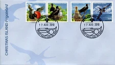 2010 Christmas Island Frigatebird (Gummed) FDC - Port Hedland Pictorial PMK