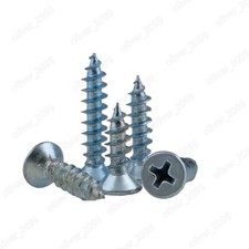 Vite per lamiera autofilettante svasata Phillips acciaio zincato M3 M4 M5 M6
