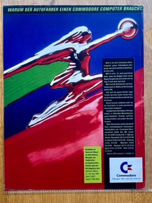 Commodore Heimcomputer Computer Original 1985 Vintage Advert Werbung