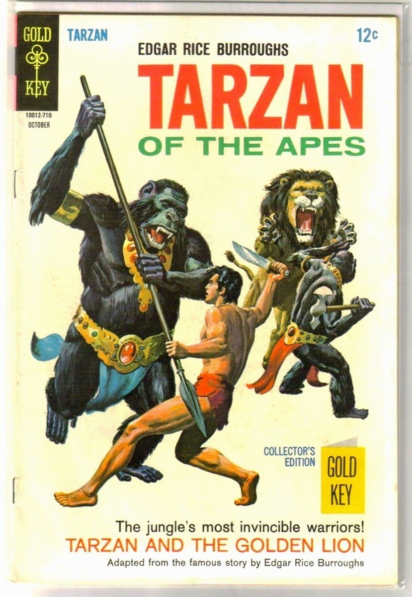 TARZAN #172 And the Golden Lion! Gold Key Comic Book ~ FN | eBay