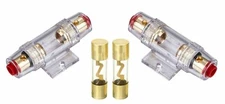 2 IMC Audio 4/8 Gauge AGU Fuse Holder with (2) 50 Amp Fuse for Car Audio