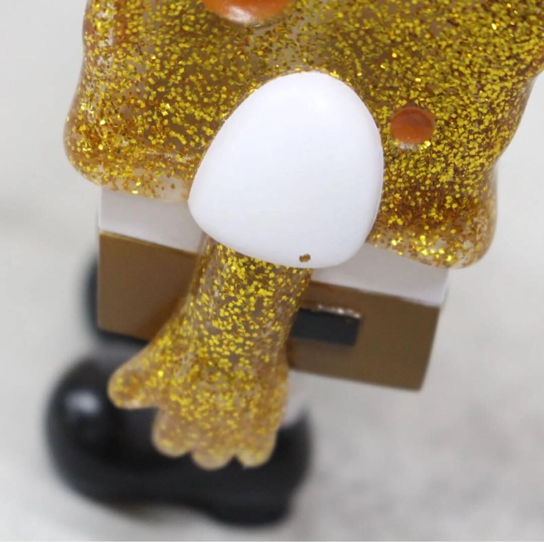 SECRETBASE Spongebob Soft Vinyl Figure FULL COLOR CLEAR GOLD RAME