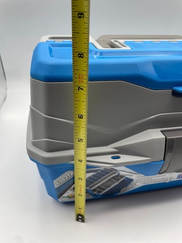 Flambeau Outdoors 6382TB 2-Tray - Classic Tray Tackle Box - Blue/Gray New - Picture 12 of 12