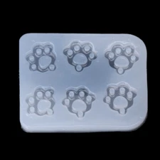 for Cat Claw Paws Silicone Fondant Mold Jewelry Pendant Making Epoxy Resin Mold