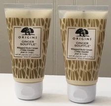 New 2 Origins Ginger Souffle Whipped Body Cream 1.7 oz/50 ml x 2 = 3.4 oz/100 ml