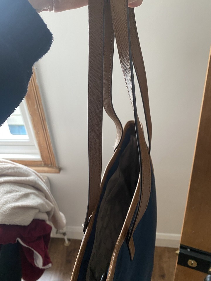 Michael Kors Bag Blue Used Straps Breaking eBay