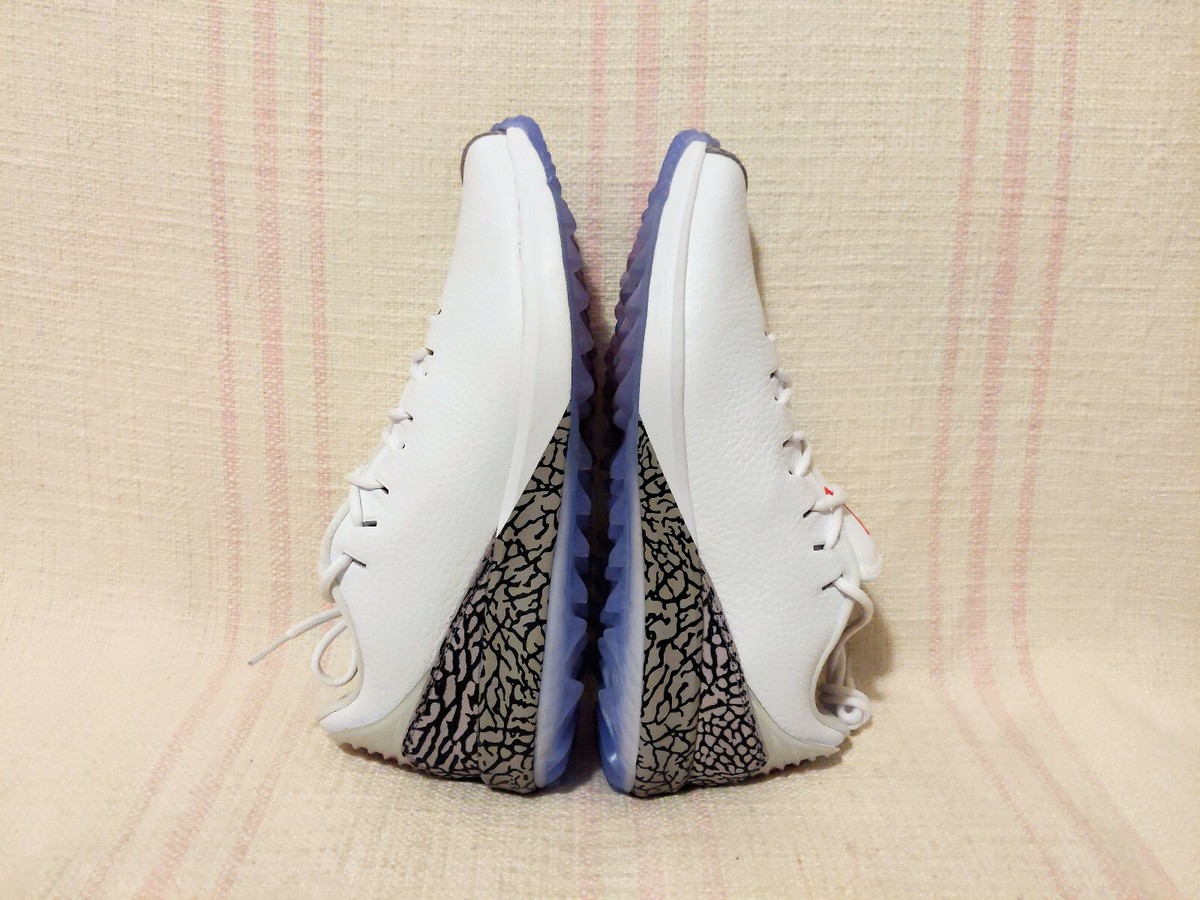 Jordan Nike ADG White Cement Red AJ3 AR7995 100 Men's Golf Cleats