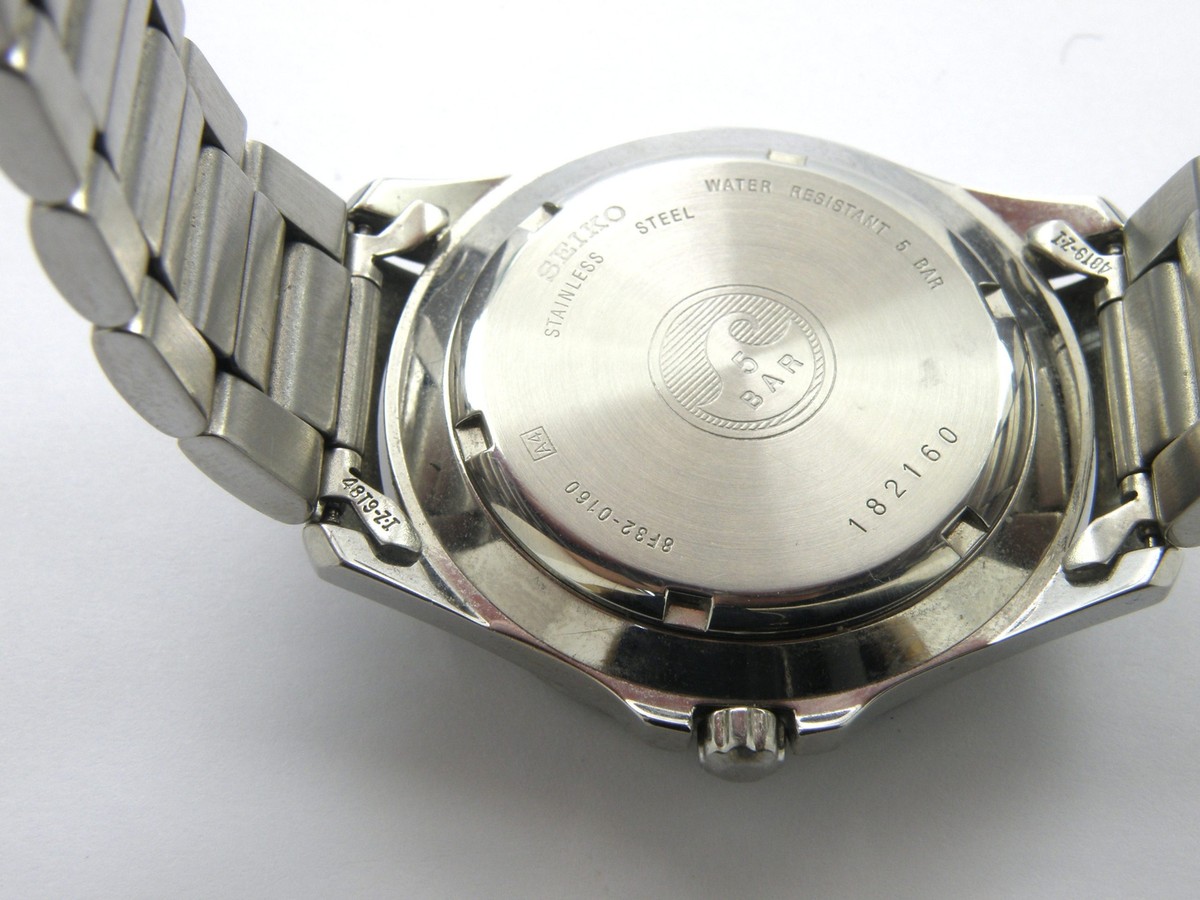 Seiko Blue Men's Watch - 8F32-0160 for sale online | eBay