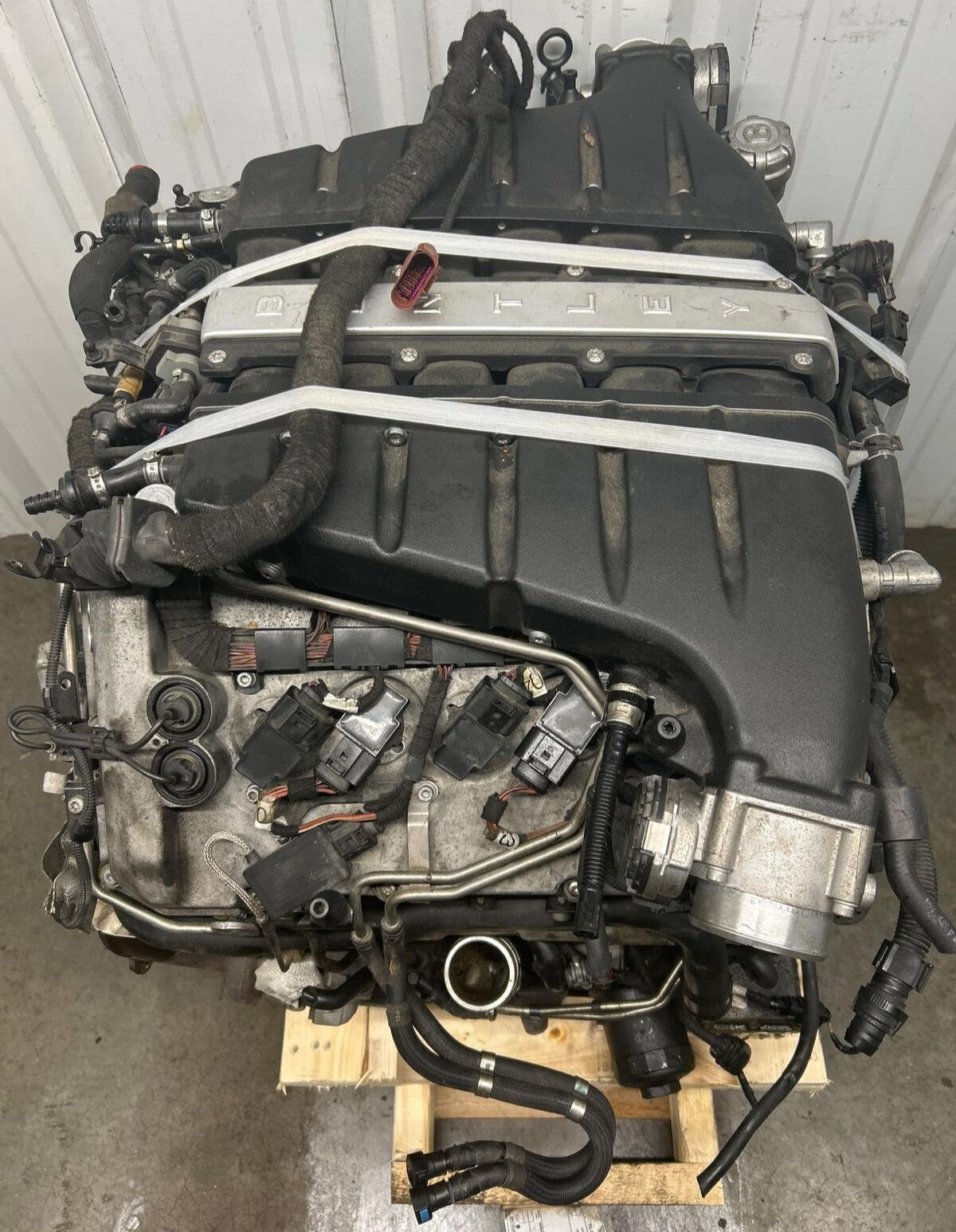 2009 Bentley Continental Flying Spur 6.0L Engine Assy 86K Motor *WORK SEE NOTES