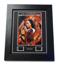 HUNGER GAMES CATCHING FIRE FILM CELLS ORIGINAL MOVIE MEMORABILIA DISPLAY GIFTS