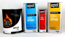 Ebony Black Basecoat Paint GM WA8555 HIGH TECK HFP250, Clearcoat & Reducer