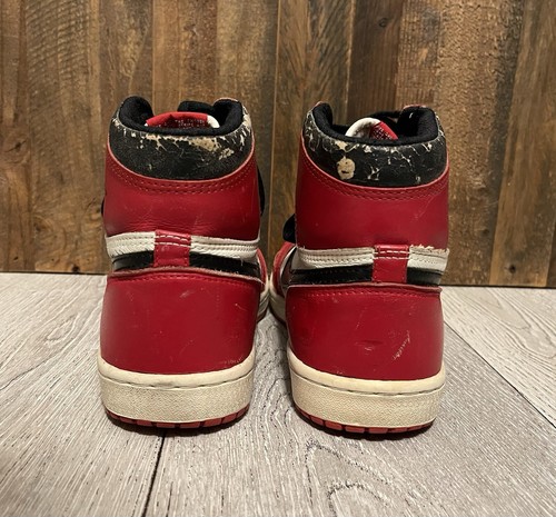 Vintage All Original 1985 Nike Air Jordan 1 High OG Chicago Size 10 US Men - Picture 6 of 17