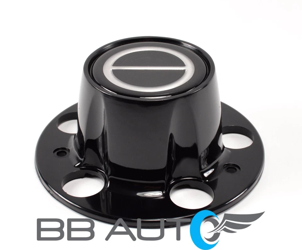 FORD RANGER BRONCO II EXPLORER 4x4 BLACK CENTER CAP HUB SET BLACK SET OPEN NEW - Image 4 of 4