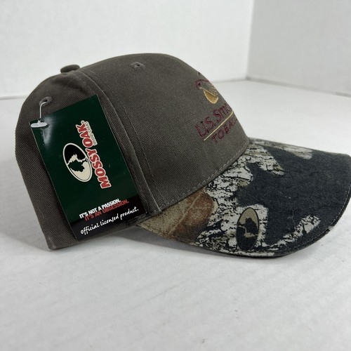 NWT Mossy Oak Camo Strapback Hat U.S. Smokeless Tobacco Co. Chew Cap NEW - Picture 4 of 9