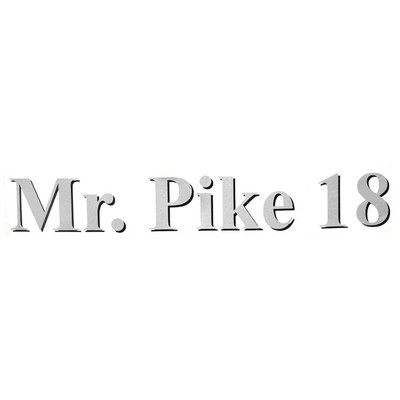 Lund Boat Decal 1986360 | 12 X 1 3/4 Inch Mr. Pike 18 Black/White