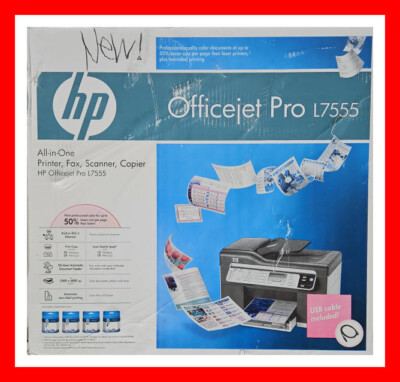 HP OfficeJet Pro L7555 Printer Scan Copy Fax Photo NEW in the BOX! FAST SHIP!