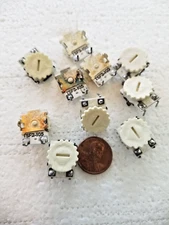 RCL TSF2-105 1.05M 1M Ohm single turn Potentiometer Trim Pot White (LOT OF 10)
