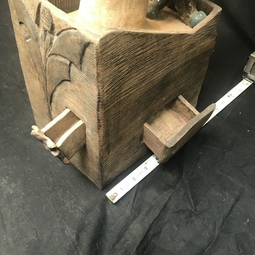 Joker Ceramic Handmade Jester Head in Drawer Cradle - Picture 4 of 12