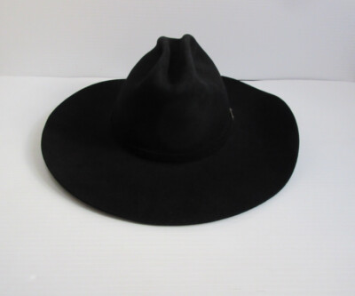 Beaver Hats Genuine Fur Felt 5X Style 8272 Black Beaver Cowboy Hat