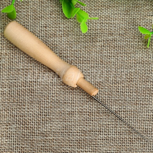 Aguja de fieltro soporte de mango de madera con aguja gratis hágalo usted mismo fibra herramienta artesanal giratoria - Imagen 6 de 12
