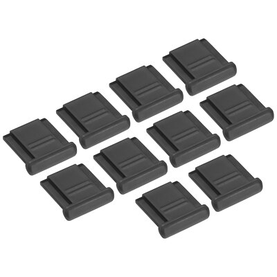 10 Stk 12mm Universal Kamera Blitzschuh Abdeckung Kappe Blitzschuhschutz Schwarz