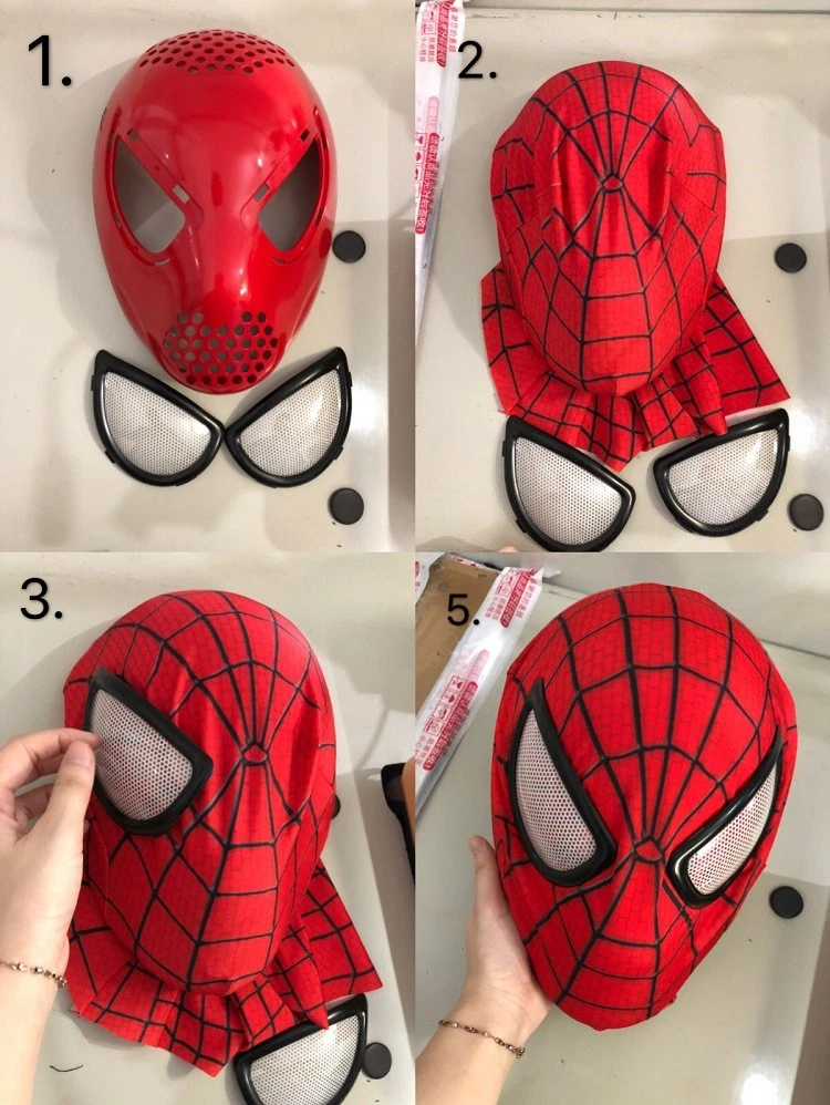 Spider-Man Costume Pull Down Mask Beanie