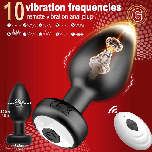 Anal Vibrator Plug Vibration Prostata Fernbedienung Sex Toys Spielzeug Dildo DE - Bild 6 von 24