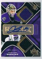 2007-08 SPX ROOKIE DUAL AUTO JONATHAN GERNIER ROOKIE AUTO JERSEY 2 COLORS
