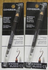 2 Covergirl Perfect Blend Perfect Point Plus Eye Pencil 110 Black Brown