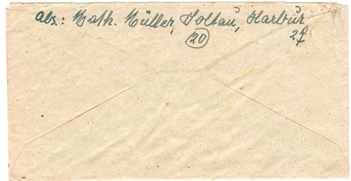 All. Bes. Bizone AM Post 30 Pf Mi.Nr. 29 EF Brief Soltau - Hann.-Münden 4.3.1946 - Picture 2 of 2