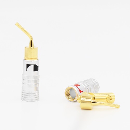 8PCS Nakamichi 2mm Pin Speaker Banana Plug Adapter Wire Connector Gold Plated - Picture 7 of 7