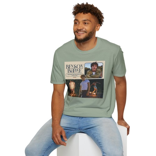 Benson Boone Fireworks and Roller Blades Tour Unisex Softstyle T-Shirt - Bild 19 von 19