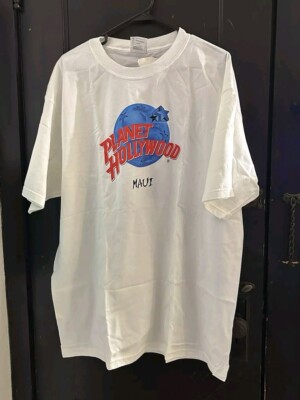 Vintage Planet Hollywood T-shirt Size Extra Large Short Sleeve London 90s