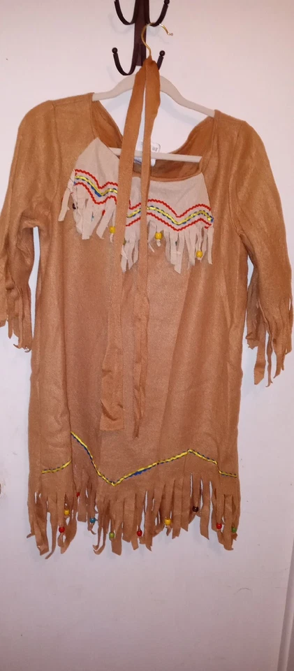 Disfraz de doncella nativa americana Forum Noveties. Talla M Foto 3 de 4