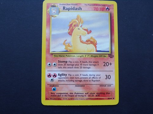 Pokémon Rapidash - 44/64 Dschungel - Uncommon