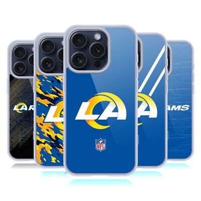 NFL LOS ANGELES RAMS LOGO GELHÜLLE KOMPATIBEL MIT APPLE iPHONE HANDYS & MAGSAFE