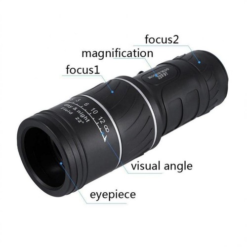 40X60 Monocular Binoculars with Night Vision BAK7 Prism High Power Waterproof - Picture 2 of 8
