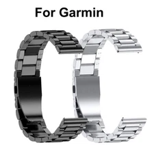Stainless Steel Watch Band Strap for Garmin Vivoactive 3 Forerunner 245 645