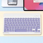 10 Inch Wireless Keyboard Rechargeable Portable Keyboard  Travel