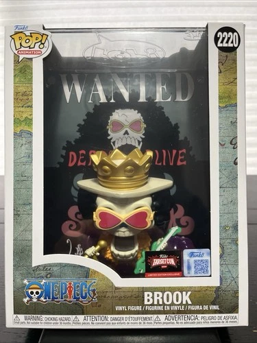 One Piece Brook Wanted Poster #2220 TargetCon 2026 Exclusive Funko Pop!