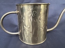 FTDA Brass Watering Can Planter Embossed Floral Design Nijhof Zeven Holland