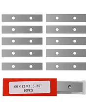 2-3/8"(60MM) Carbide Paint Scraper Blade, 10Pcs Double-Edged Reversible Heavy...