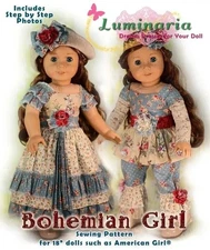 18" Doll Clothes Pattern American Girl Dress Trendy Modern Summer Spring Julie