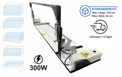Styroporschneider 103×26 cm Profi WDVS   300W Heißdrahtschneider für Dämmplatten