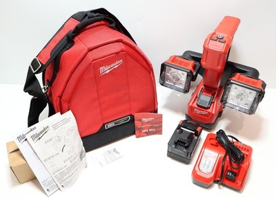 Milwaukee 2122-21HD M18 Utility Bucket Light Kit w/ Tool, 9.0Ah Battery ...