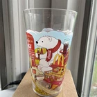 Vintage Coca-Cola McDonalds Pint Plastic Cup Illustrated Scene Collectible Promo