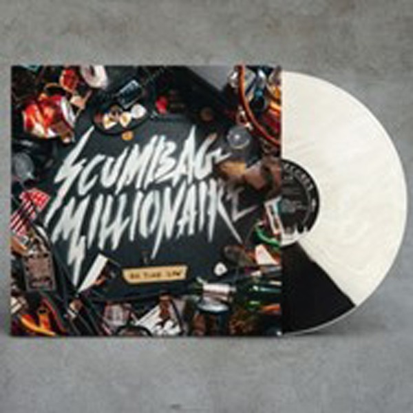 Scumbag Millionaire - All Time Low Half Black/Half White Vinyl - Viny - G72Z-image